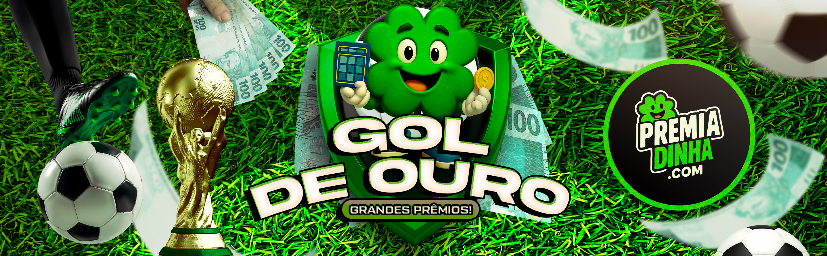 Banner Gol de Ouro ⚽⚽